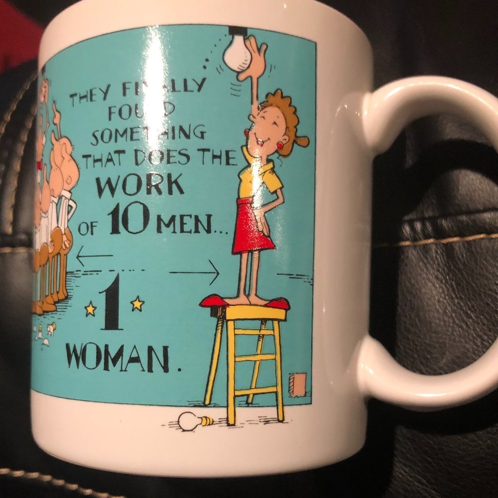 1 Woman C.M.P Coffee Mug be